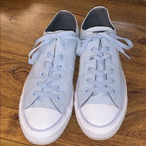 light purple/ blue all star converse ⭐️
